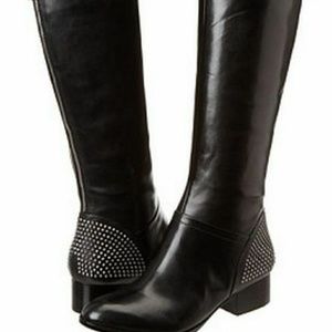 Ivanka Trump Women's Black Tall Boots - Fanci Stud